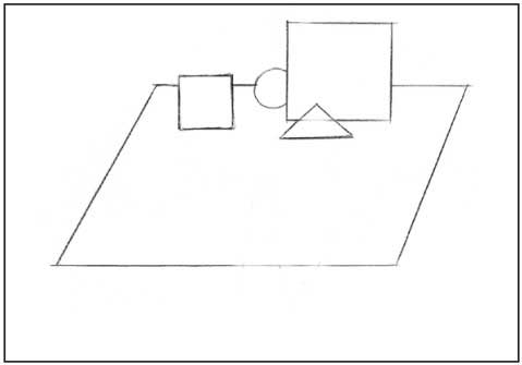 靜物全部放到了后面，導(dǎo)致前面空，畫面構(gòu)圖不平衡。